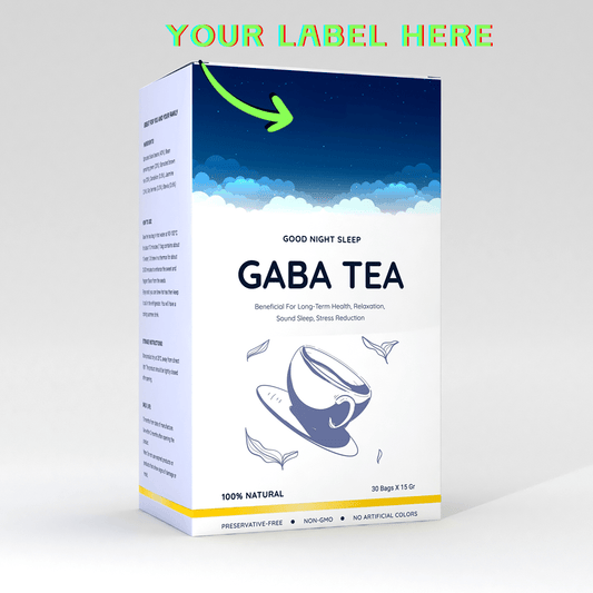 Gaba Tea - improved sleep quality and mental focus - White Label Wellness (A Strongbody B2B Solution)