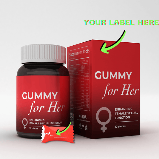 Gummies for Her - Enhancing Female Sexual Function - White Label Wellness (A Strongbody B2B Solution)