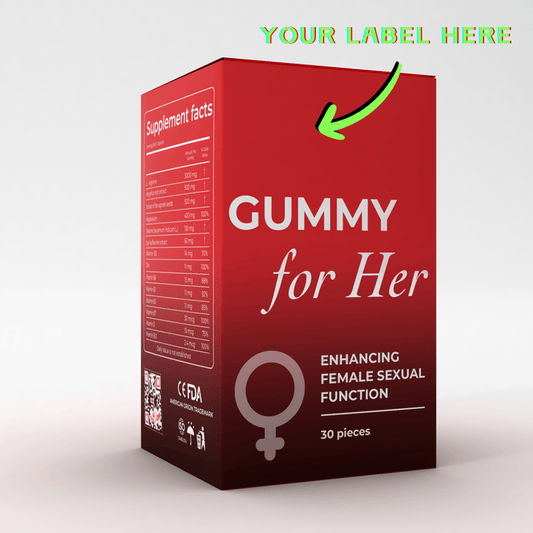 Gummies for Her - Enhancing Female Sexual Function (30 pieces/jar) - White Label Wellness (A Strongbody B2B Solution)