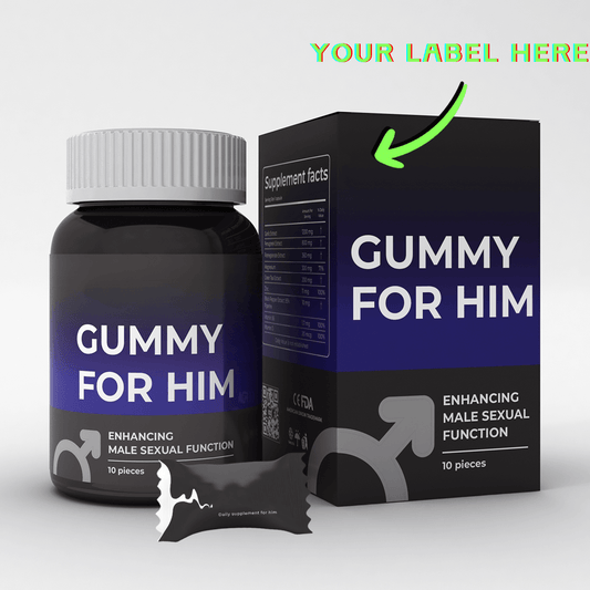 Gummies for Him - Enhancing Male Sexual Function - White Label Wellness (A Strongbody B2B Solution)