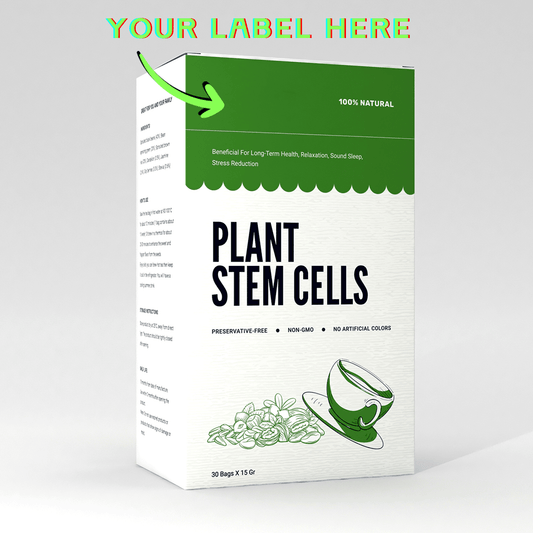 Plant Stem Cells Tea - Improved sleep quality and mental focus. - White Label Wellness (A Strongbody B2B Solution)